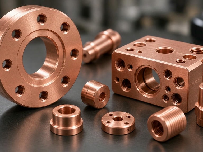 C11000 Copper CNC Machining Services | High-Precision Copper Parts
