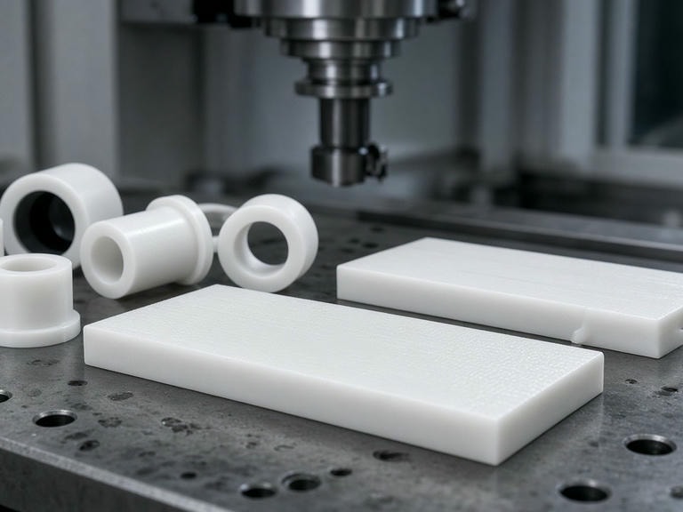 UHMW-PE CNC Machining Services | Precision Plastic Component Manufacturing